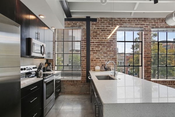 Adjacent Five Bed Four Bath Apartment | Private kitchen | Full-size fridge, microwave, stovetop, dishwasher