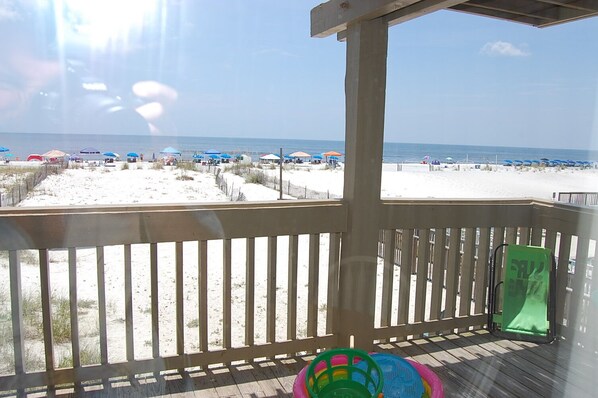 Balcony - Gulf Village 110 Two Bedroom Condo (Gulf Shores)