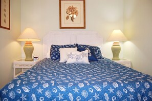 2 bedrooms, bed sheets