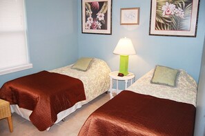 2 habitaciones y ropa de cama
