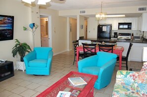 TV, DVD player - Sunswept 201 - Three Bedroom Condo (Orange Beach)