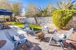 屋外ダイニングエリア