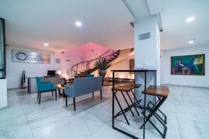 Lobby sitting area