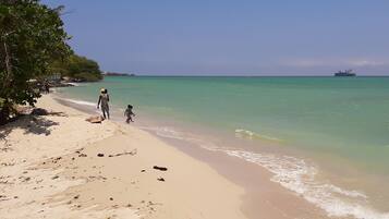 Sun loungers, beach towels