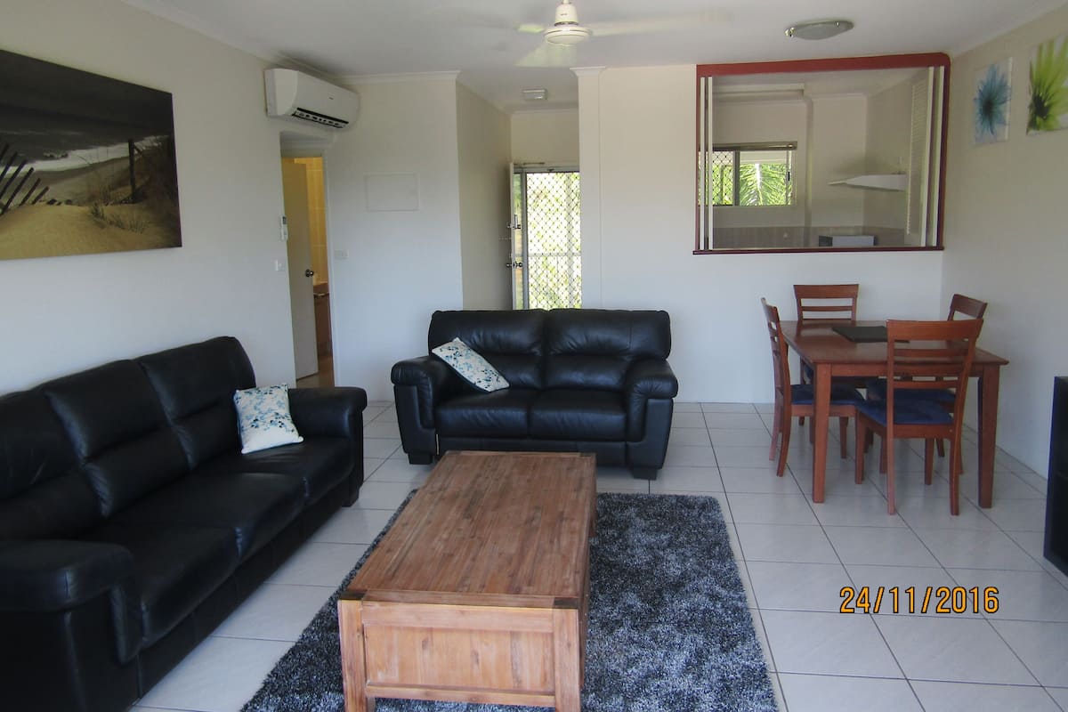 Family Apartment (339) | Living area | 75-inch LCD TV with satellite channels, TV, DVD player