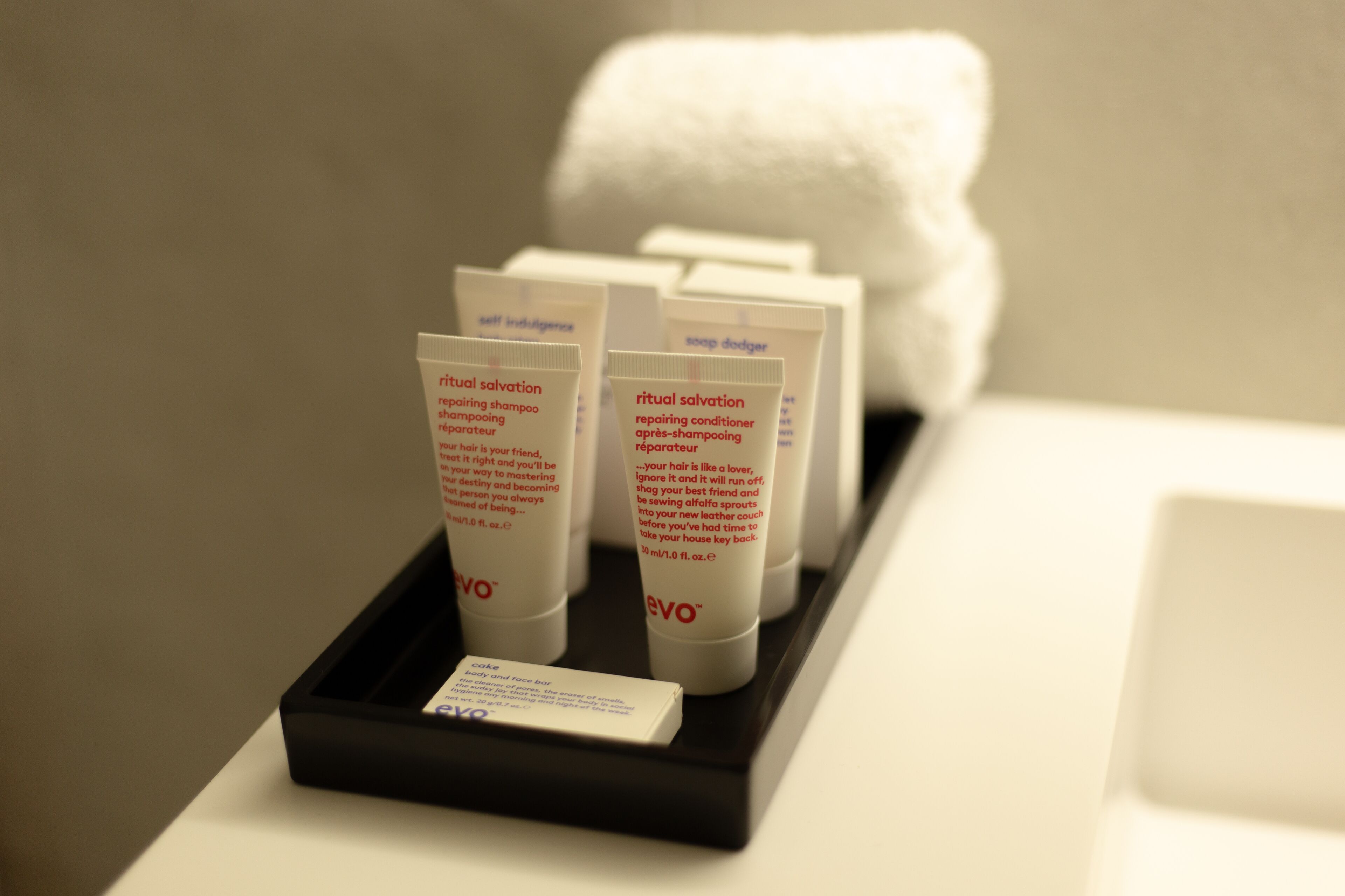 shower, rainfall showerhead, designer toiletries, hair dryer