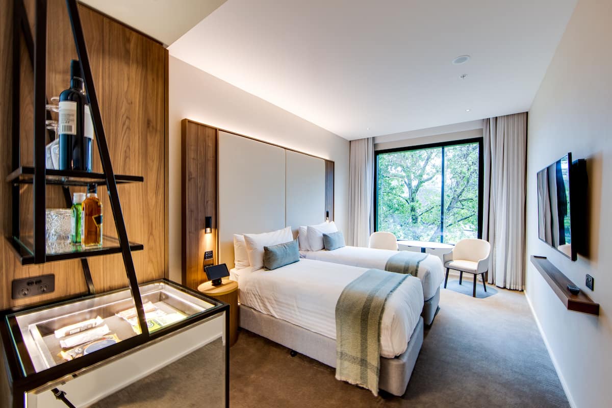 Chambre Deluxe avec lits jumeaux | Vue de la chambre