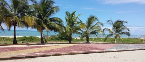 On the beach