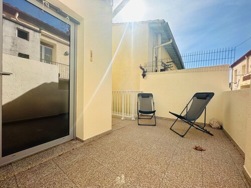 Maison 4 personnes avec terrasse près des quais à Port-Vendres