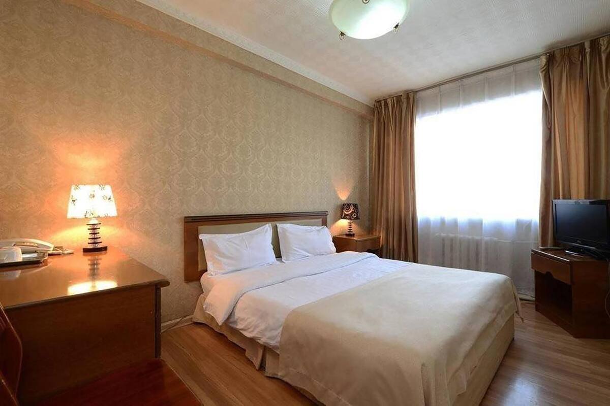 Blackout curtains, iron/ironing board (on request), free WiFi