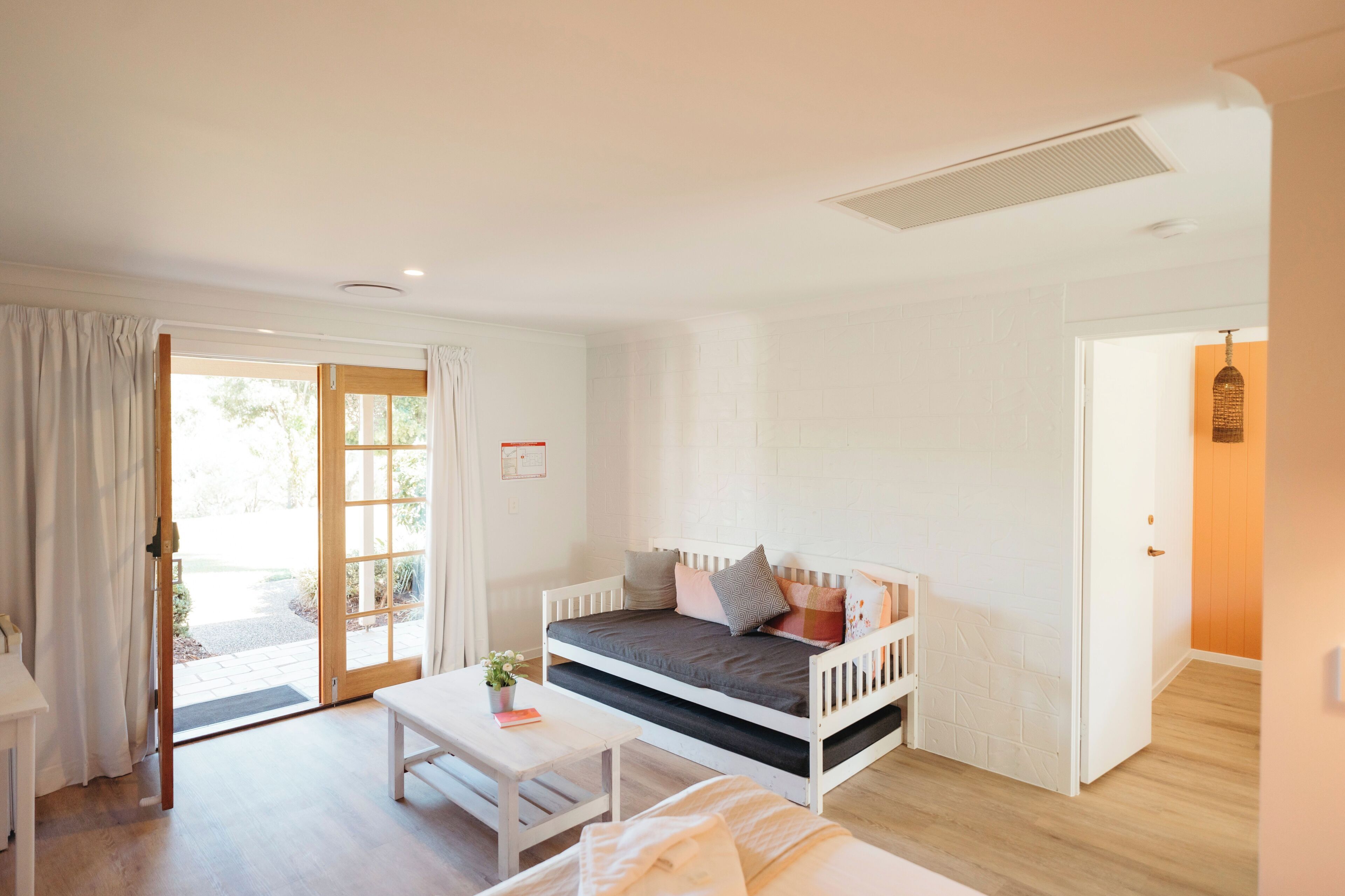 individually furnished, bed sheets, wheelchair access