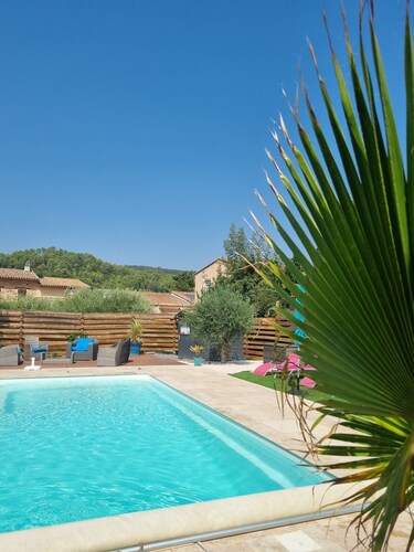 Pretty Villa 8 pers with private heated pool - between sea and Gorges du Verdon