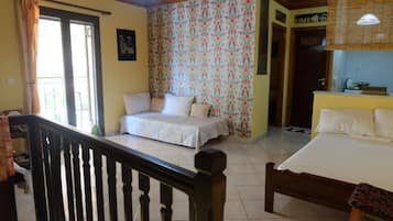 1 chambre, fer et planche Ă repasser, Wi-Fi, draps fournis