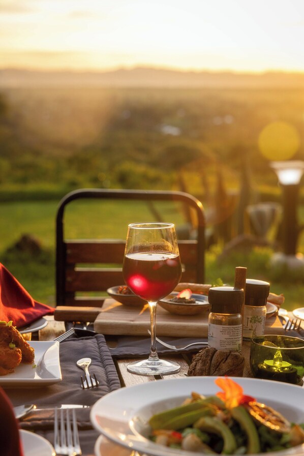 Outdoor dining - Utengule Coffee Lodge (Mbeya)