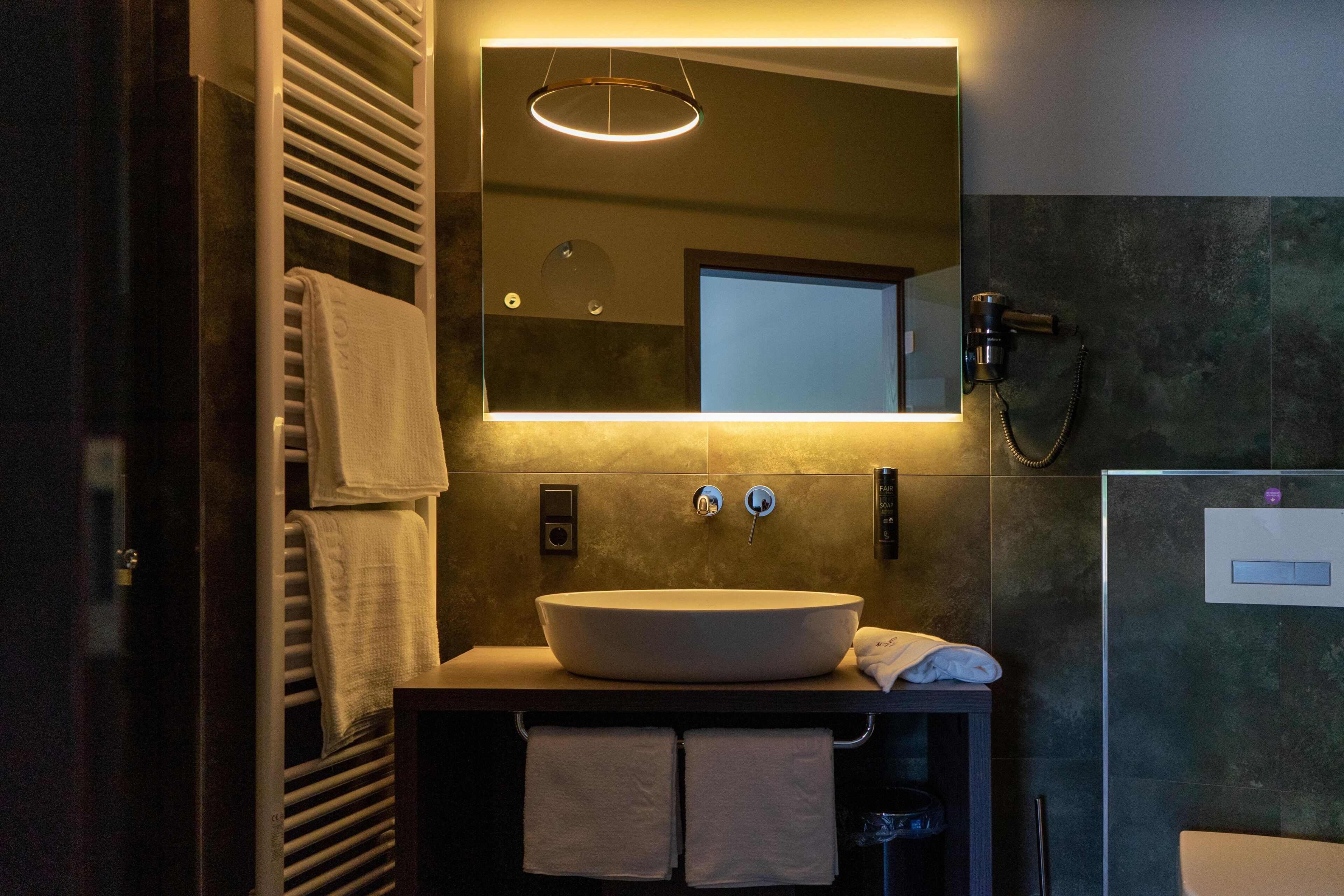 family quadruple room | bathroom sink