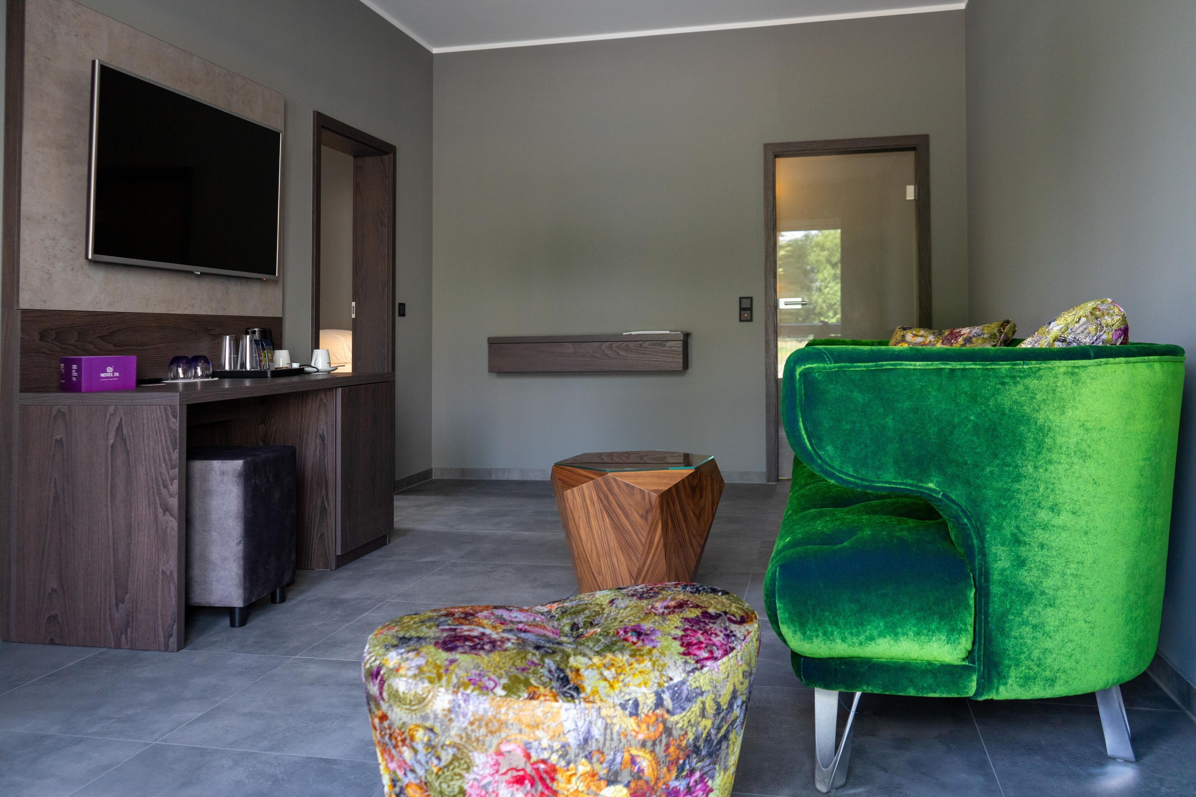 Family Quadruple Room | Living area | Flat-screen TV, Netflix, heated floors, streaming services