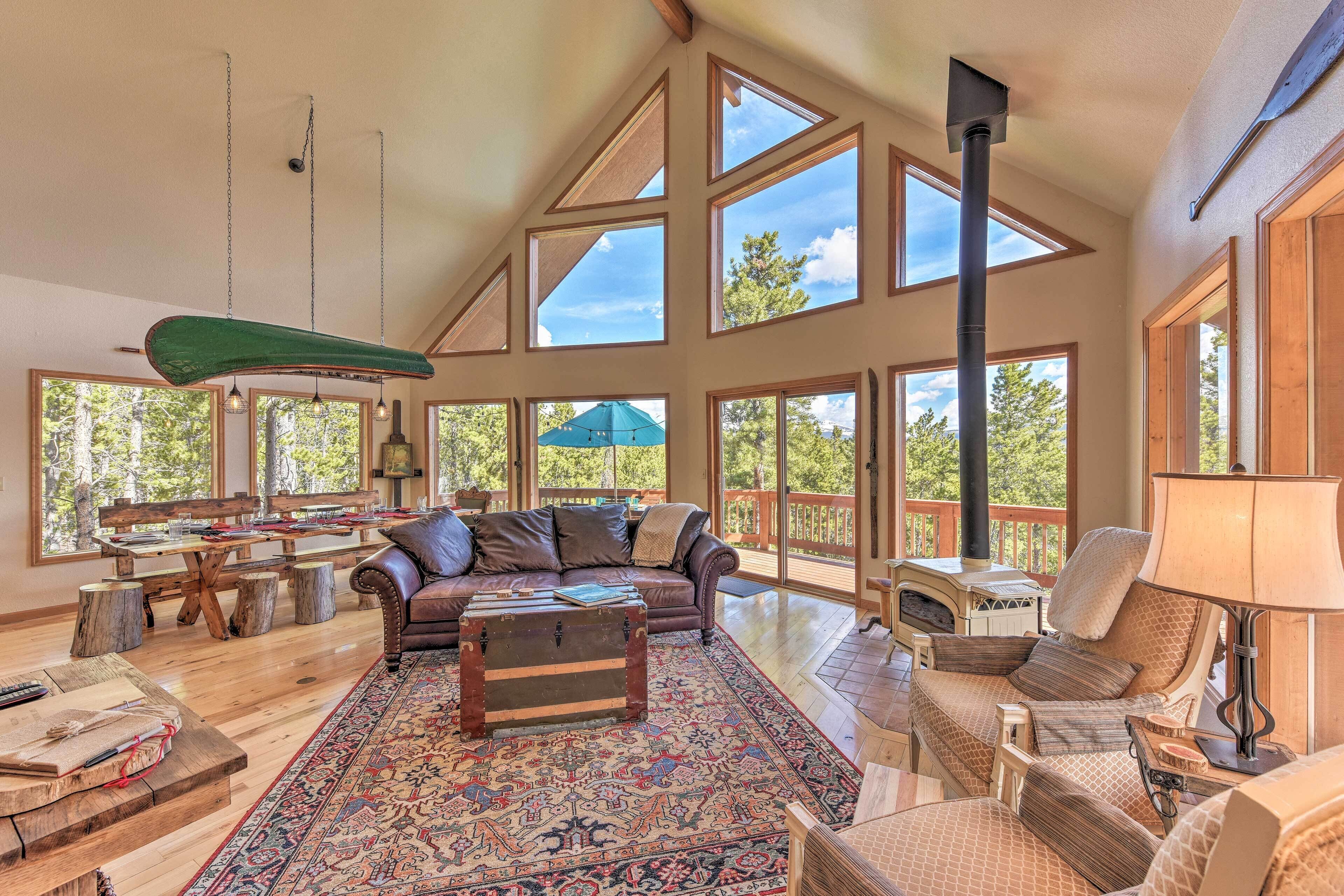 Modern Fairplay Home w/ Hot Tub, Deck & Views!