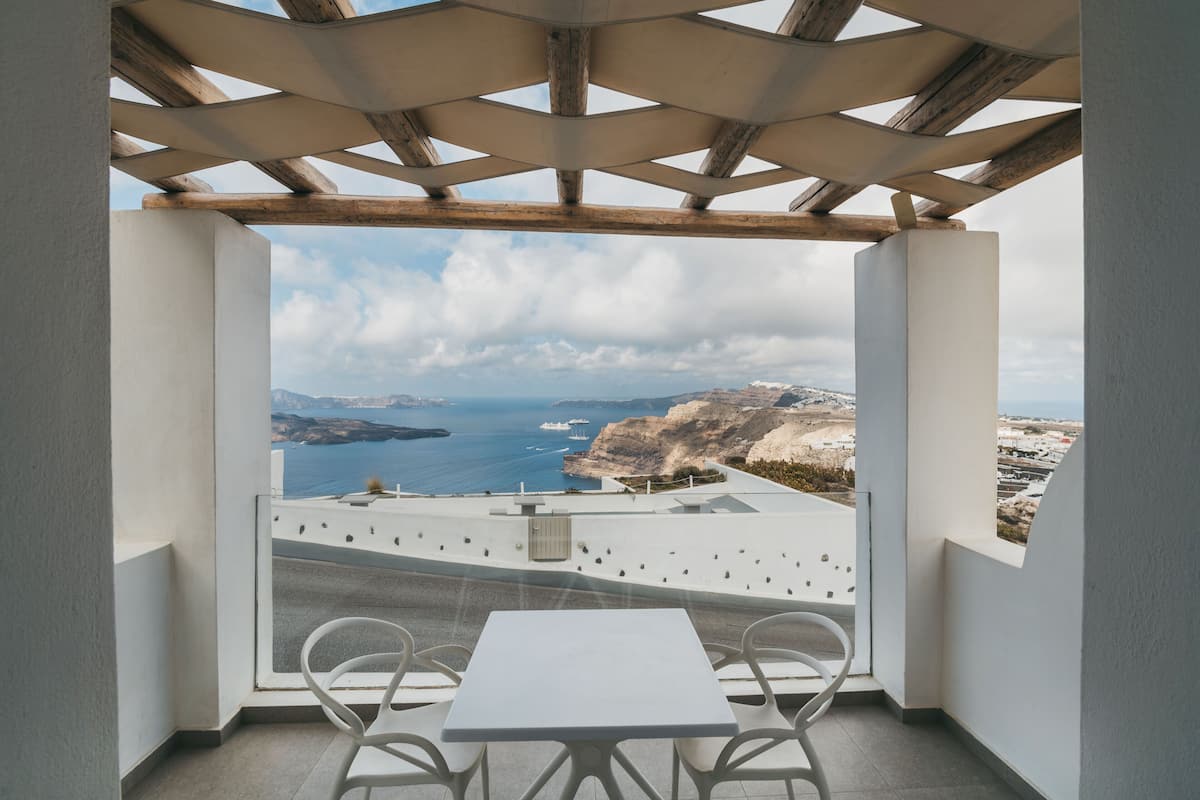 Leto Suite Caldera View | Vistas del balcón