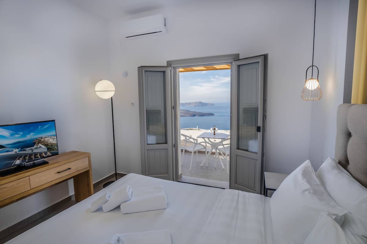 Leto Suite Sea View | 1 sovrum, minibar, gratis wi-fi och sängkläder