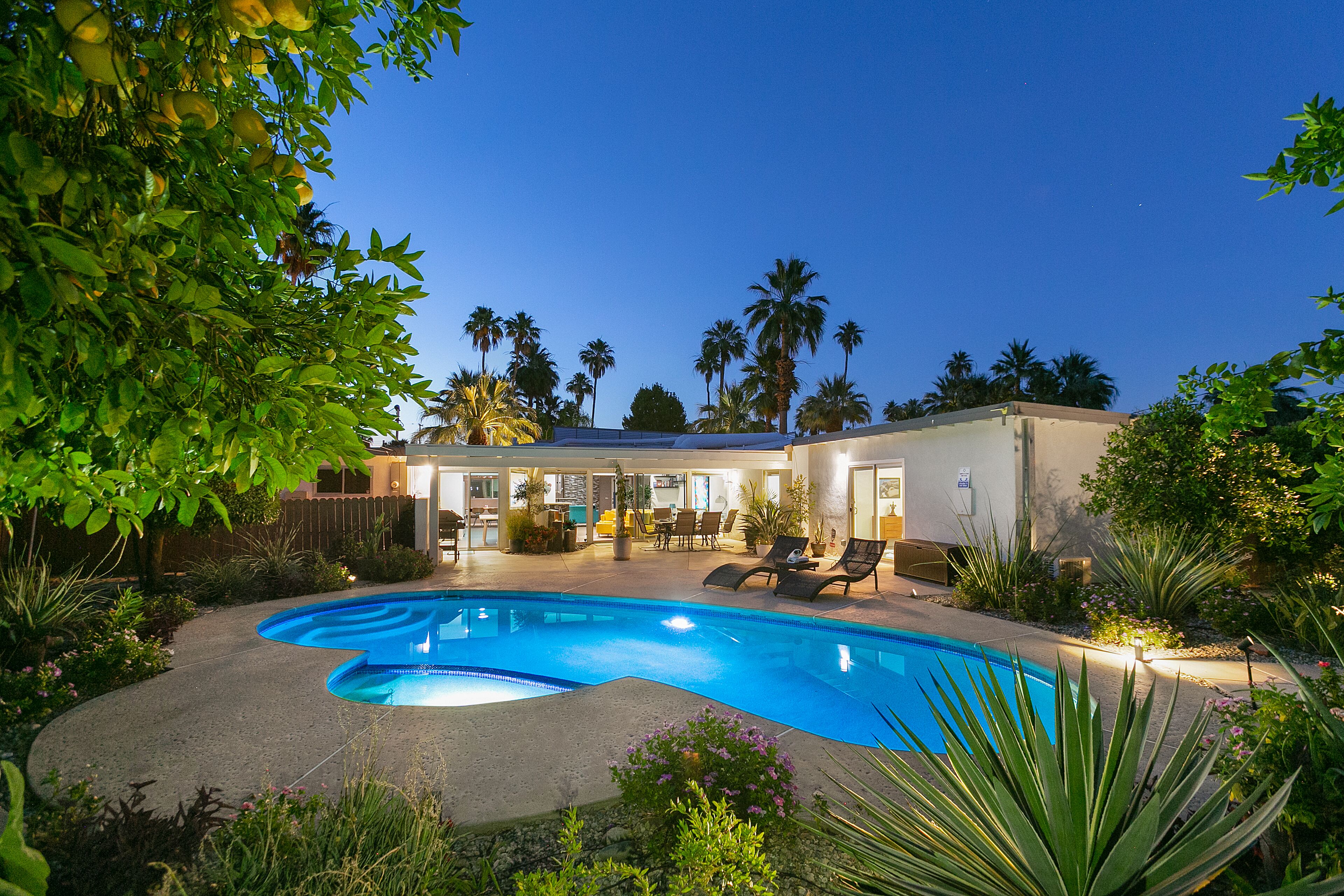 Palm Springs Mid-Century Urban Oasis Retreat