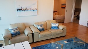 Apartment, 2 Bedrooms | Living area | Flat-screen TV