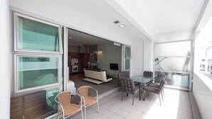 Apartemen, 1 kamar tidur | Balkon