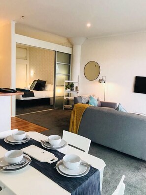 Apartment, 1 Bedroom | In-room dining - Urban Estates - Princes Wharf Apartment N11 Shed 20 (Auckland)