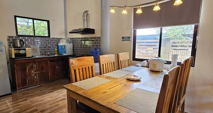 Rustic Island Retreat: Cozy 2BD Getaway with Starlink Wi-Fi Parking & AC