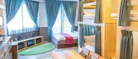 Family Room, Multiple Beds, Non Smoking | Free minibar items, soundproofing, free WiFi, bed sheets