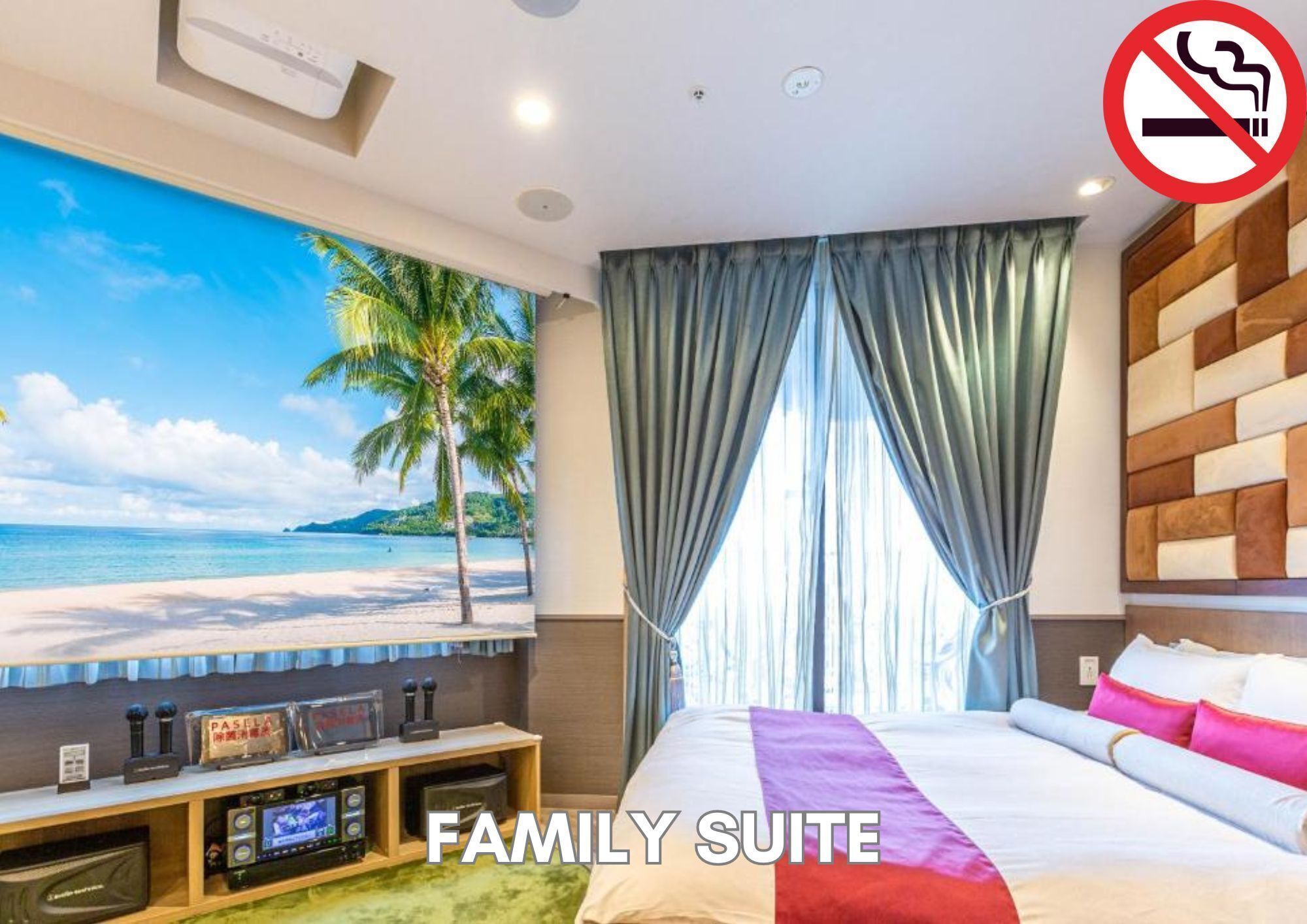 Family Room, Multiple Beds, Non Smoking | Free minibar items, soundproofing, free WiFi, bed sheets