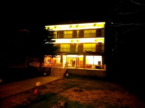 Front of property – evening/night
