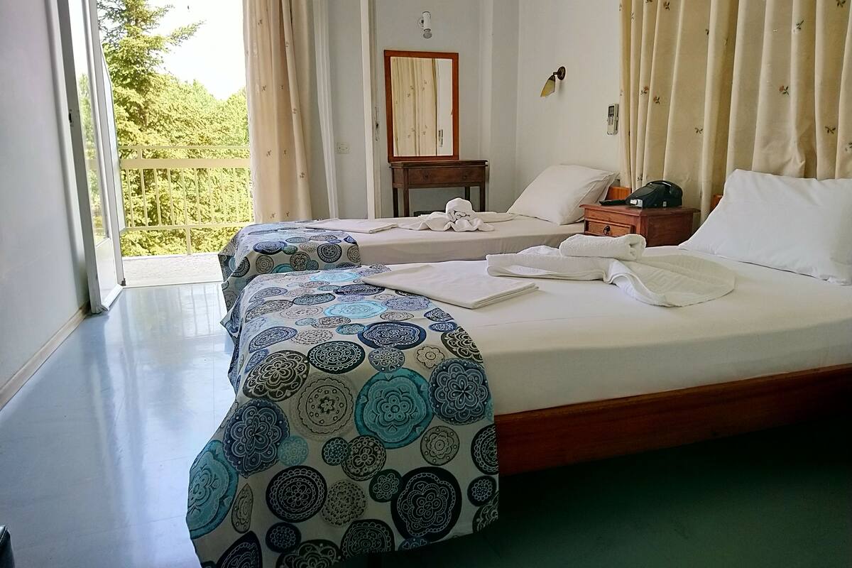 In-room safe, laptop workspace, iron/ironing board, free WiFi