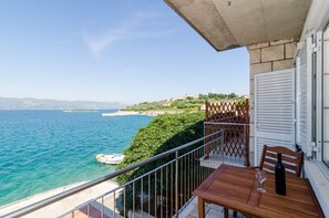 Studio, Sea View | View from room - Apartments Nikolina Lumbarda (Lumbarda)