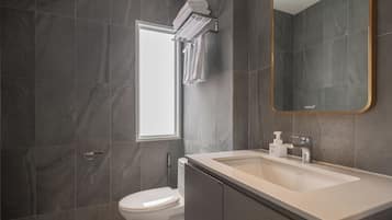 Classic Room, 1 Queen Bed, Non Smoking, City View | Bathroom | Shower, rainfall showerhead, free toiletries, hair dryer