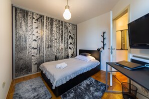 Deluxe appartement | 3 slaapkamers, geluiddichte muren, een strijkplank/strijkijzer