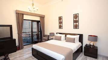 Luxury-Apartment | 2 Schlafzimmer, Allergikerbettwaren, Daunenbettdecken, Schreibtisch