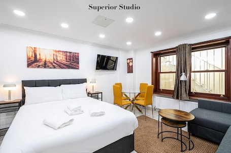 1 Schlafzimmer, Verdunkelungsvorhänge, Bügeleisen/Bügelbrett. Kensington Olympia