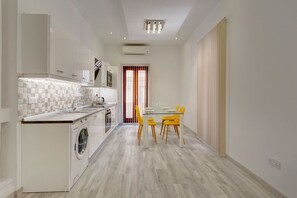 Oven, toaster, cookware/dishes/utensils - Stylish 2 Bedroom Apartment in an Amazing Location (Sliema)