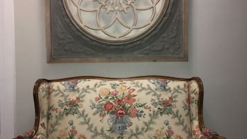 The Stonegate Room | Premium bedding, pillowtop beds, blackout drapes, iron/ironing board