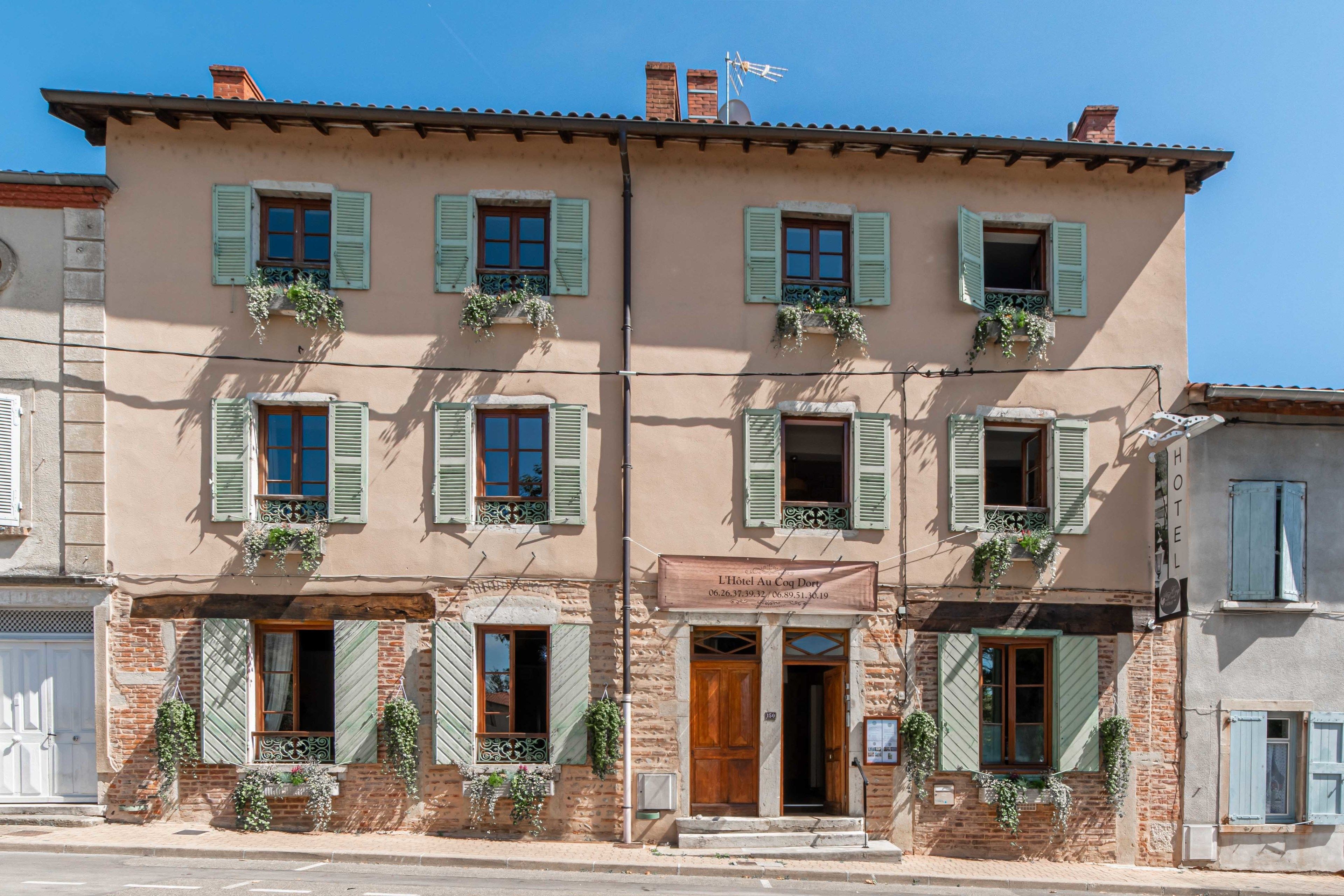 Façade de l’hébergement