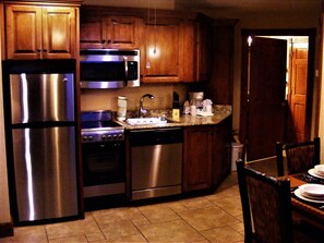 Microwave, oven, toaster, blender