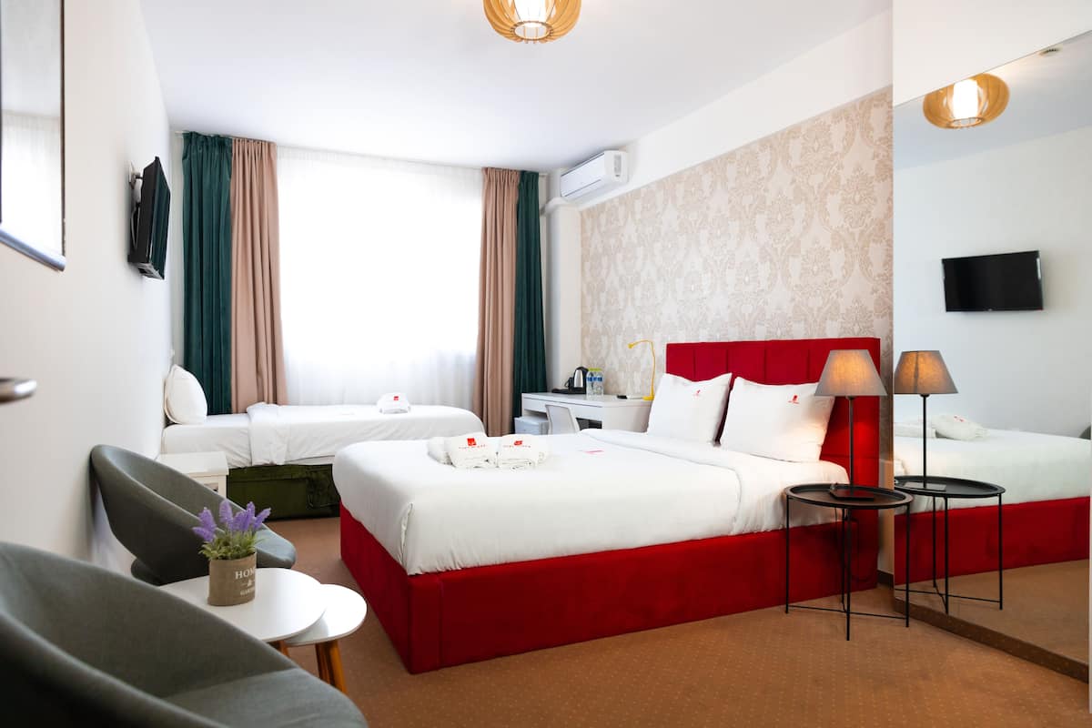Superior Room, Multiple Beds | Premium bedding, blackout drapes, soundproofing, iron/ironing board