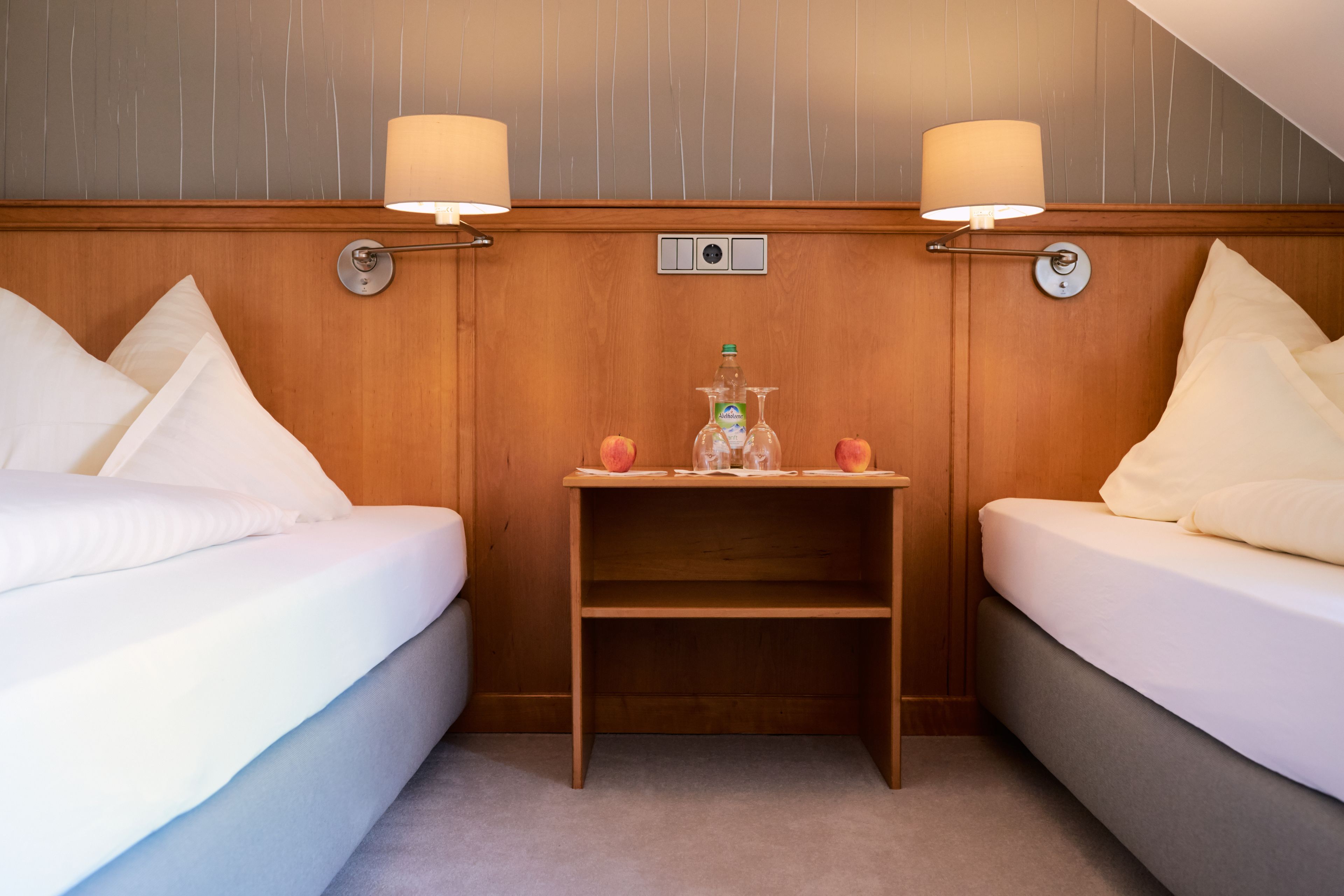 standard double or twin room | premium bedding, down duvets, minibar, in-room safe