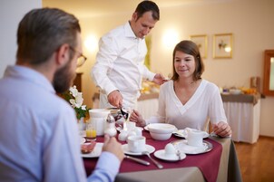 Daily buffet breakfast (EUR 15 per person)