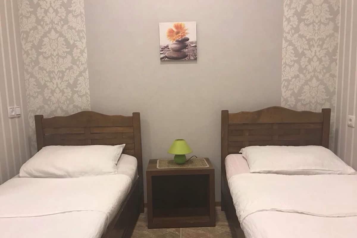 Basic Twin Room | Iron/ironing board, free WiFi, bed sheets