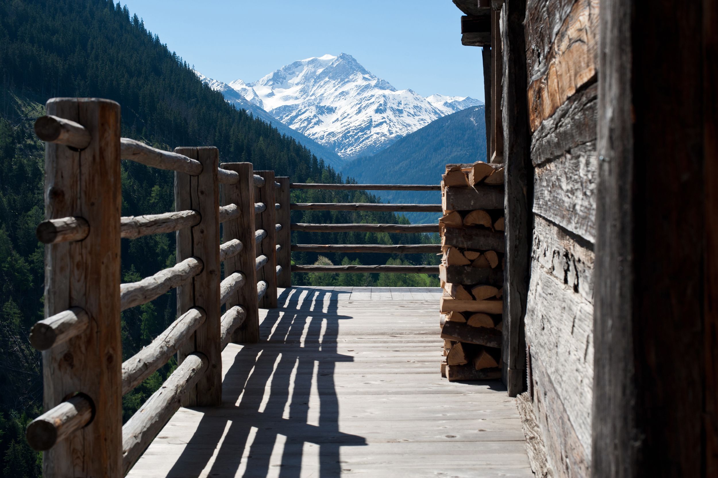 Ferienhaus (Six Blanc) | Blick vom Balkon