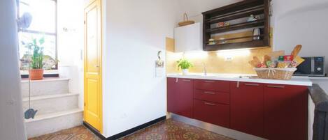 公寓, 1 間臥室 | 私人廚房 | 大型雪櫃/冰箱、微波爐、爐具、咖啡機/沖茶器