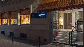 Front of property – evening/night