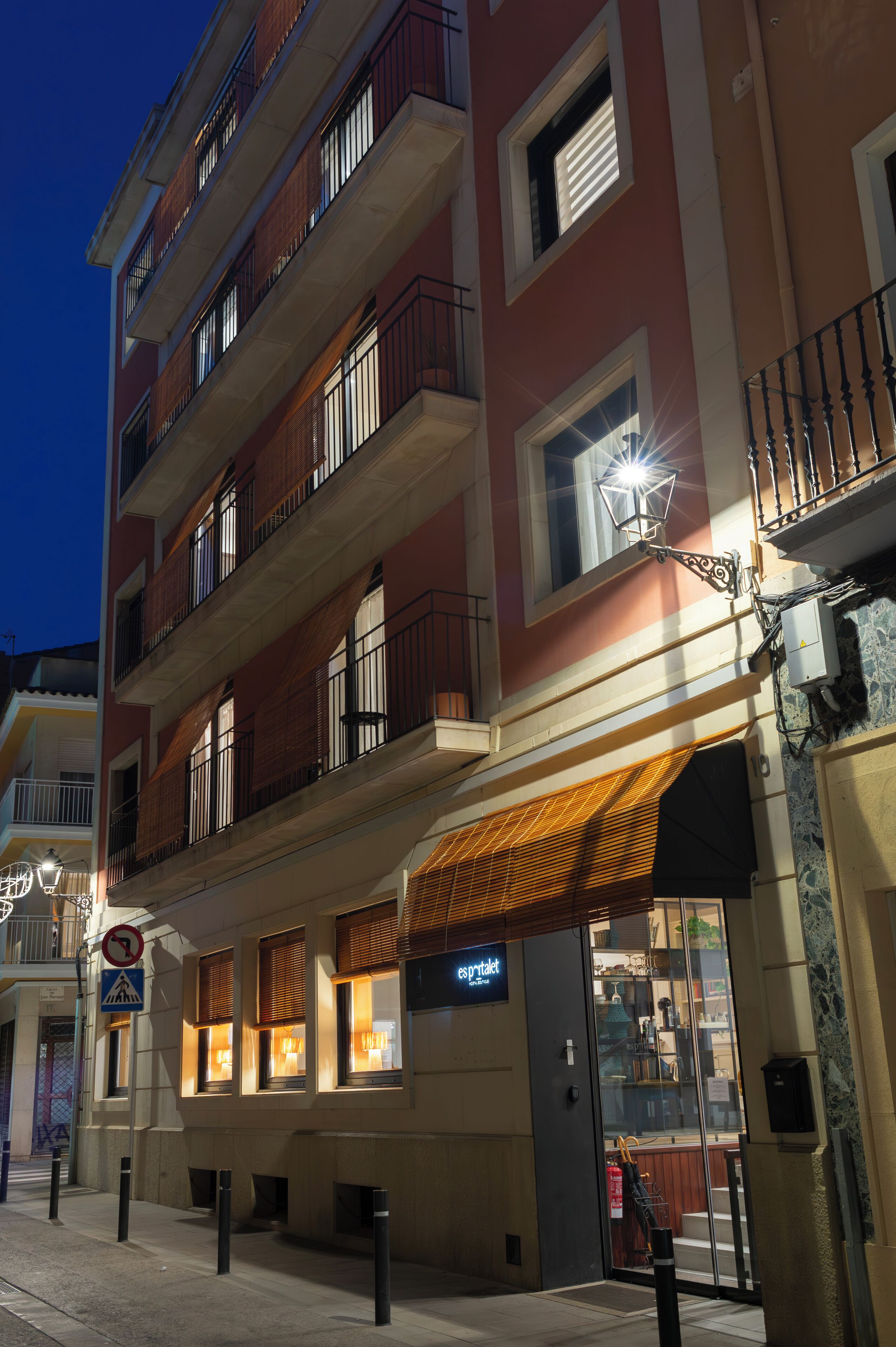 front of property – evening/night