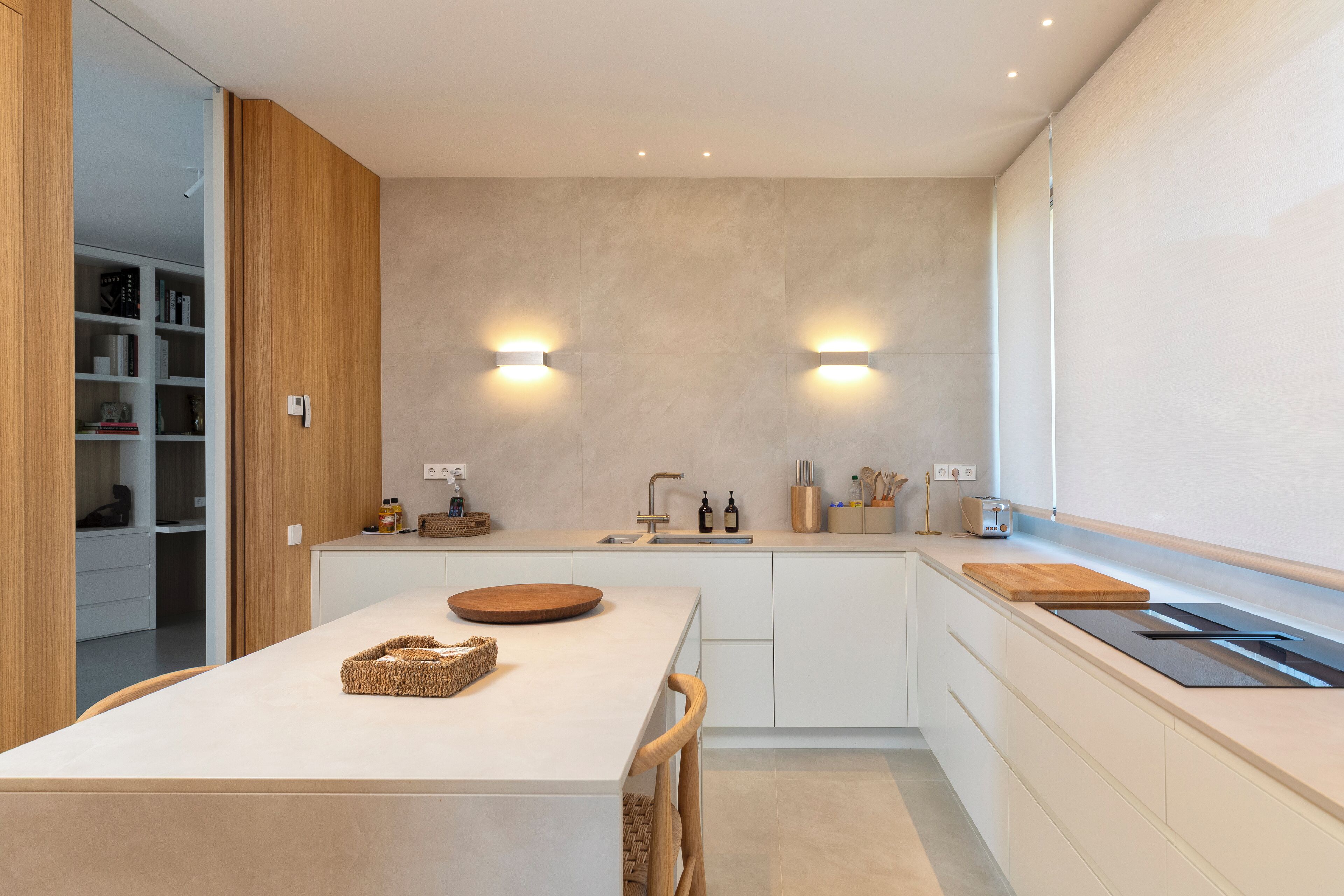 luxury apartment | private kitchen | fridge, microwave